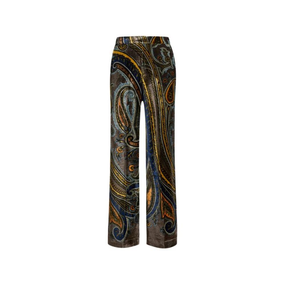 Etro Grey Trousers - Straight Trousers Women